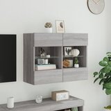  Zidni TV ormarić s LED svjetlima boja hrasta 78,5x30x60,5 cm Smeđa | Shoptok.si