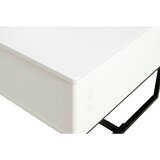 Livetastic klubska miza, 70/60/40,5-65,5 cm črna, bela | Shoptok.si