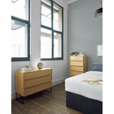 Kave Home Komoda v hrastovem dekorju v naravni barvi 100x78x42 cm Taiana – | Shoptok.si