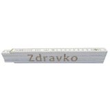  Zložljiv meter Heka (napis: Zdravko, bele barve, 2 m) cene