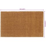  Otirač prirodni 90x150 cm čupavi od kokosovih vlakana | shoptok.hr