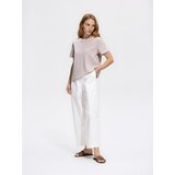 Reserved Pamučna majica - krem | shoptok.hr