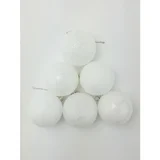 plastična kuglica/ bijela 6 cm 24 kom
