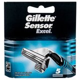Gillette sensor excel nadomestne britvice 5 ks za moške Cene