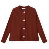 Compania Fantastica Telovniki & Jope COMPAÑIA FANTÁSTICA Cardigan 10223 - Brown Kostanjeva Cene