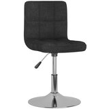 Furnova Vrtljiv barski stolček črno blago, (21948847) | Shoptok.si