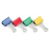 Q-Connect Foldback sponke 19mm barvne 10 kos KF03651, (20377738) | Shoptok.si