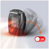  Ventilator sa keramičkim grejnim telom RIN 1500W/230V, crne boje | Eponuda.com
