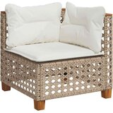  4-dijelni set vrtnih sofa s jastucima bež od poliratana | shoptok.hr
