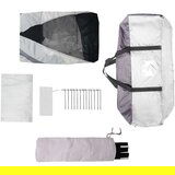 vidaXL Šator za bazen s uklonjivim letvicama i mrežastim stjenkama | shoptok.hr