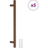  Ručke za ormarić 5 kom brončane 192 mm od nehrđajućeg čelika | shoptok.hr