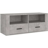 TV omarica betonsko siva 100x35x40 cm inženirski les, (20730937) | Shoptok.si