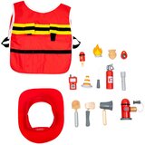Vatrogasni kostim set pribor drvo 14 el | shoptok.hr