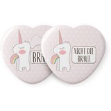 Spielehelden Značke Herz Einhorn Dekliščina 12 značk 5,6 cm izjemno velike Darilo za dekliščino Cene