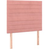  LED uzglavlje ružičasto 100x5x118/128 cm baršunasto | shoptok.hr
