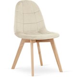 Brandless Stol BORA - bež žamet x 4, (22044605) | Shoptok.si