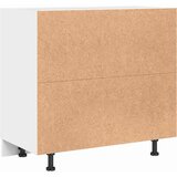  Kuhinjska Kutna Donja Vitrina Crni hrast 86 x 46 x 81,5 cm | shoptok.hr