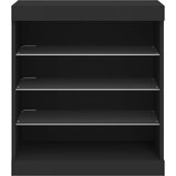  Komoda s LED svjetlima crna 60,5x37x67 cm | shoptok.hr