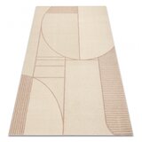 RugsX FLUX 461.14.AE200 volnena preproga OSTA - geometrijska, strukturna, loft bež / roza 240x340 cm, (5000174999) | Shoptok.si