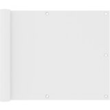 vidaXL Balkonsko platno belo 75x600 cm oksford blago Cene