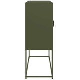  Komoda maslinastozelena 100,5x39x107 cm hladno valjani čelik | shoptok.hr