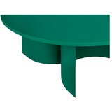 noo.ma Zelena okrogla klubska mizica z mizno ploščo v jesenovem dekorju ø 95 cm Gavo – | Shoptok.si