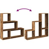 Sobna pregrada / regal za knjige 3 razina 123x29x123 cm drveni | Shoptok.si