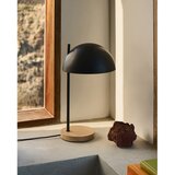 Kave Home Črna/v naravni barvi namizna svetilka s kovinskim senčilom (višina 48,5 cm) Catlar – | Shoptok.si