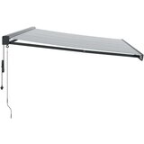 vidaXL Tenda na uvlačenje antracit-bijela 5x3 m od tkanine i aluminija | shoptok.hr