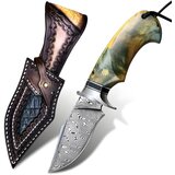  Damaskasti lovački nož HARAHU RY-26626 - Zelena KP26626 | Shoptok.si