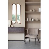 White Label Stensko ogledalo z lesenim okvirjem 24x120 cm Nyko – | Shoptok.si