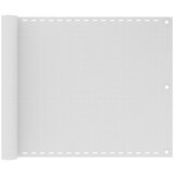 The Living Store Balkonsko platno belo 75x500 cm HDPE - Balkonsko Platno, (21750687) | Shoptok.si