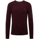 Polo Ralph Lauren Pulover zelena / vinsko rdeča Cene