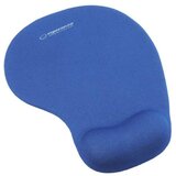Ltc Ergonomska podloga za miško s podlogo za dlan modra u