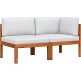  Vrtni set za odmor s jastucima, 2 dijela, akacija i uže | shoptok.hr