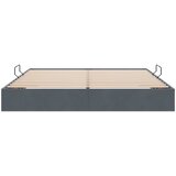  Otomanski krevet s pohranom Tamnosiva 180 x 200 cm Baršun | shoptok.hr