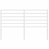  Metalno zamjensko uzglavlje bijelo 120 cm | shoptok.hr