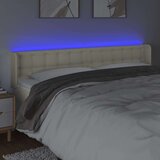  Uzglavlje krem 183x16x78/88 cm od umjetne kože | shoptok.hr