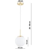 Brilagi Luster na sajli MILO 1xE27/60W/230V zlatna | Eponuda.com
