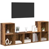  Set TV komoda Zidne 3 pcs Smeđa Konstruirano drvo | shoptok.hr
