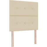  Vzmetnica Box Spring s posteljo in klopjo krem 100x200 cm tkanina, (22080907) | Shoptok.si