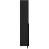 vidaXL Highboard 2 pcs Crni hrast 69,5 x 34 x 180 cm Konstruirano drvo | shoptok.hr