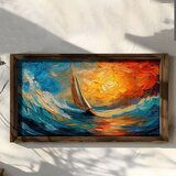 WALLXPERT MUS004 Multicolor Decorative Framed MDF Painting u