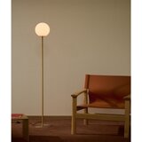 Kave Home Bela/v zlati barvi stoječa svetilka s steklenim senčilom (višina 155 cm) Brisia – | Shoptok.si