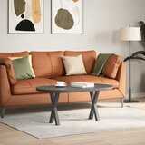  Noge za klub stolić u obliku slova X, 2 kom, antracit, 38 x (42-43) cm, čelik | shoptok.hr