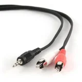 kabl GEMBIRD CCA-458-2.5M, 3,5mm stereo to 2 phono, 2.5m