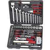 set nasadnih ključeva 1/2" + 1/4" i ručnog alata, 88 delova, 6088