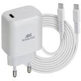 Rivacase hišni polnilec ps4191 wd4 quick charge 20w vhod type c s kablom type c - original (eu blister) bel Cene
