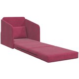  Floor Sofa Bed 2-u-1 Bordo 65x80x83 cm Baršun | shoptok.hr