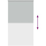 vidaXL Rolo zavjesa Blackout svijetlo siva 130x230 cm Širina tkanine | shoptok.hr